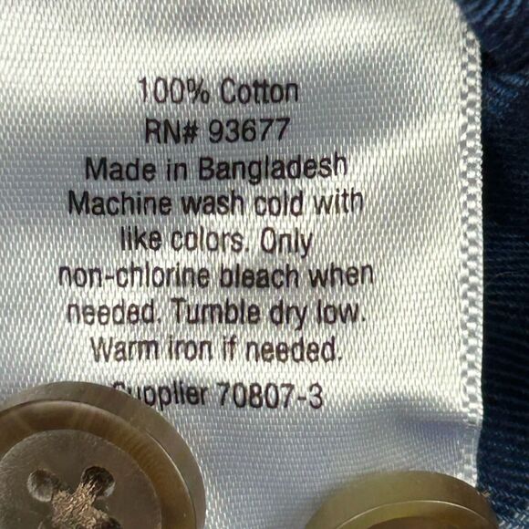 Mutual Weave Dress Shirt Mens Small Blue Plaid Button Up Long Sleeve Pockets - Picture 11 of 12